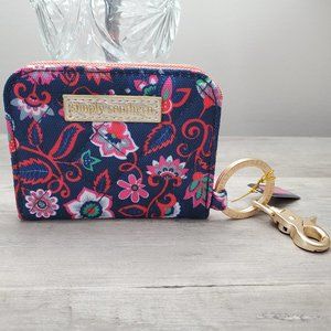 Simply Southern Snap Wallet Keychain NWT